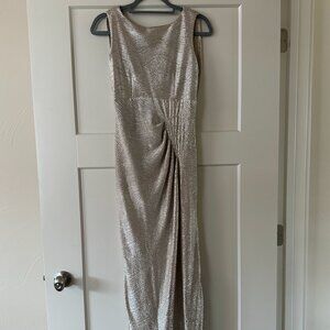 Champagne Maxi Formal Dress